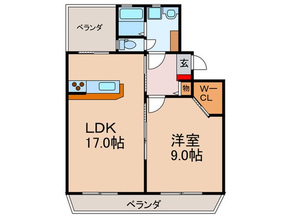 ＧＲＡＮＤ岡山手の物件間取画像